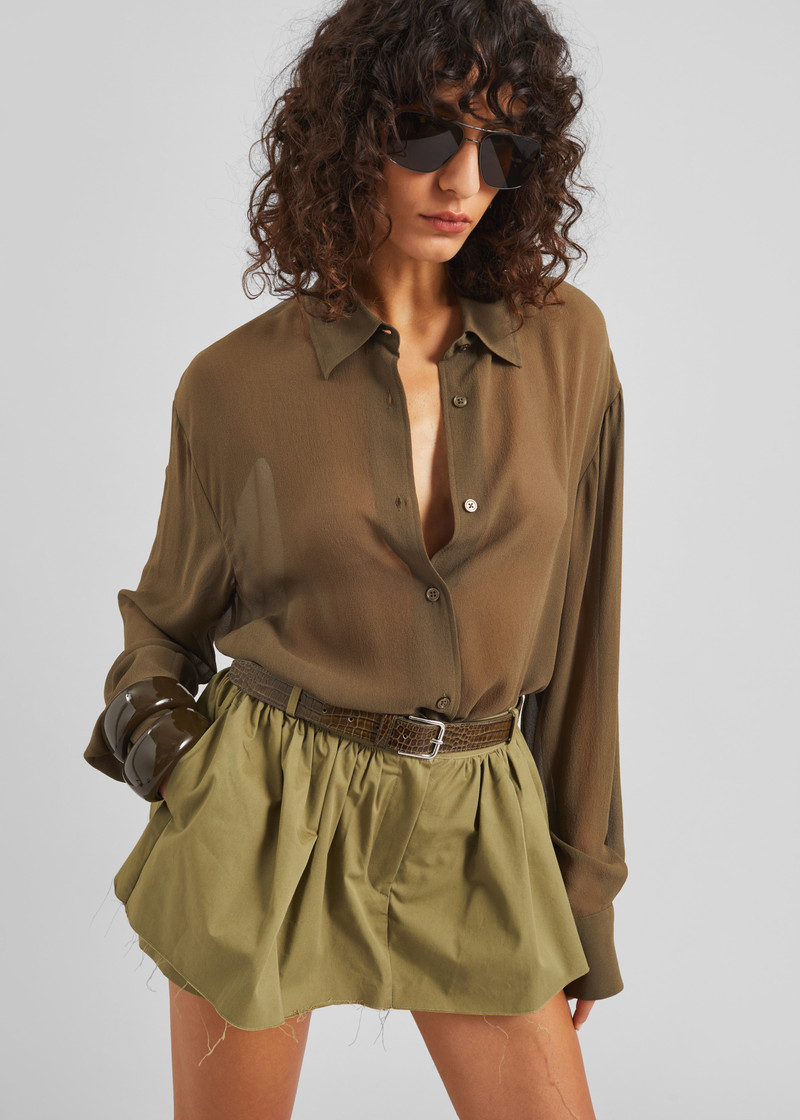Raheny Mini Skort - Olive 7