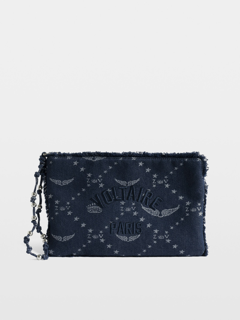 Angel Monogram Denim Pochette 1