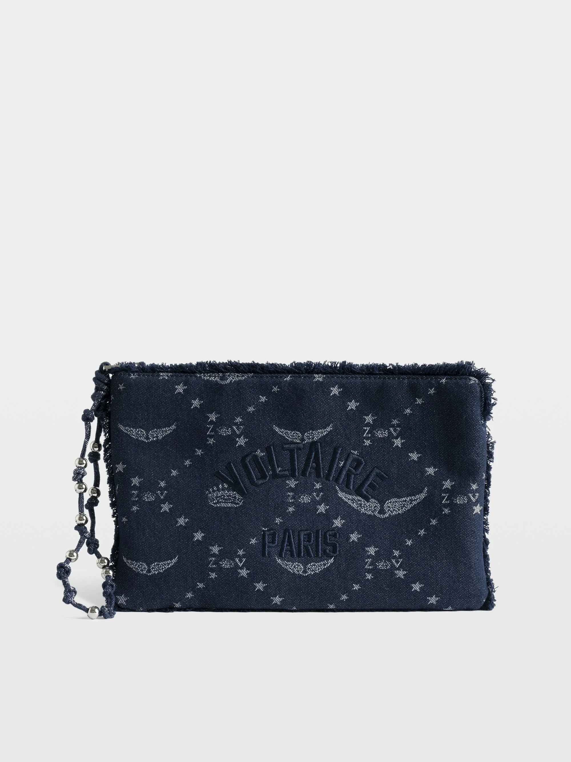 Angel Monogram Denim Pochette - 1
