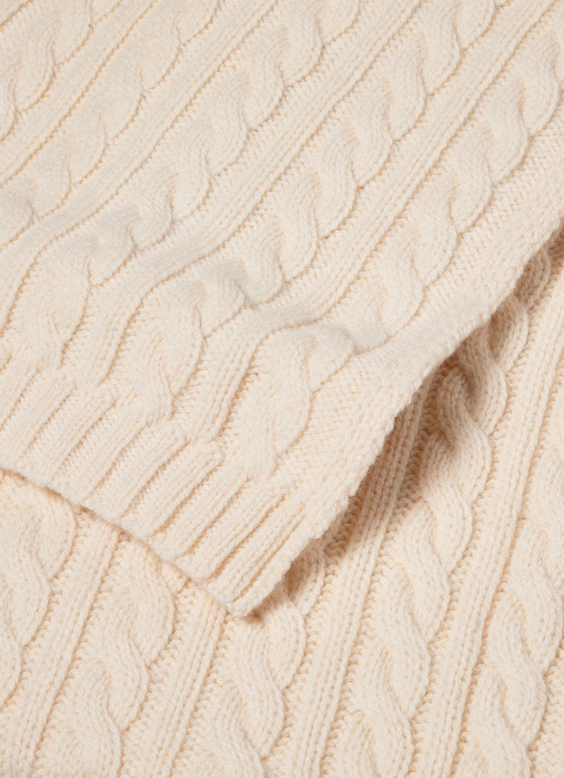 Sunspel Lambswool Cable Scarf outlook