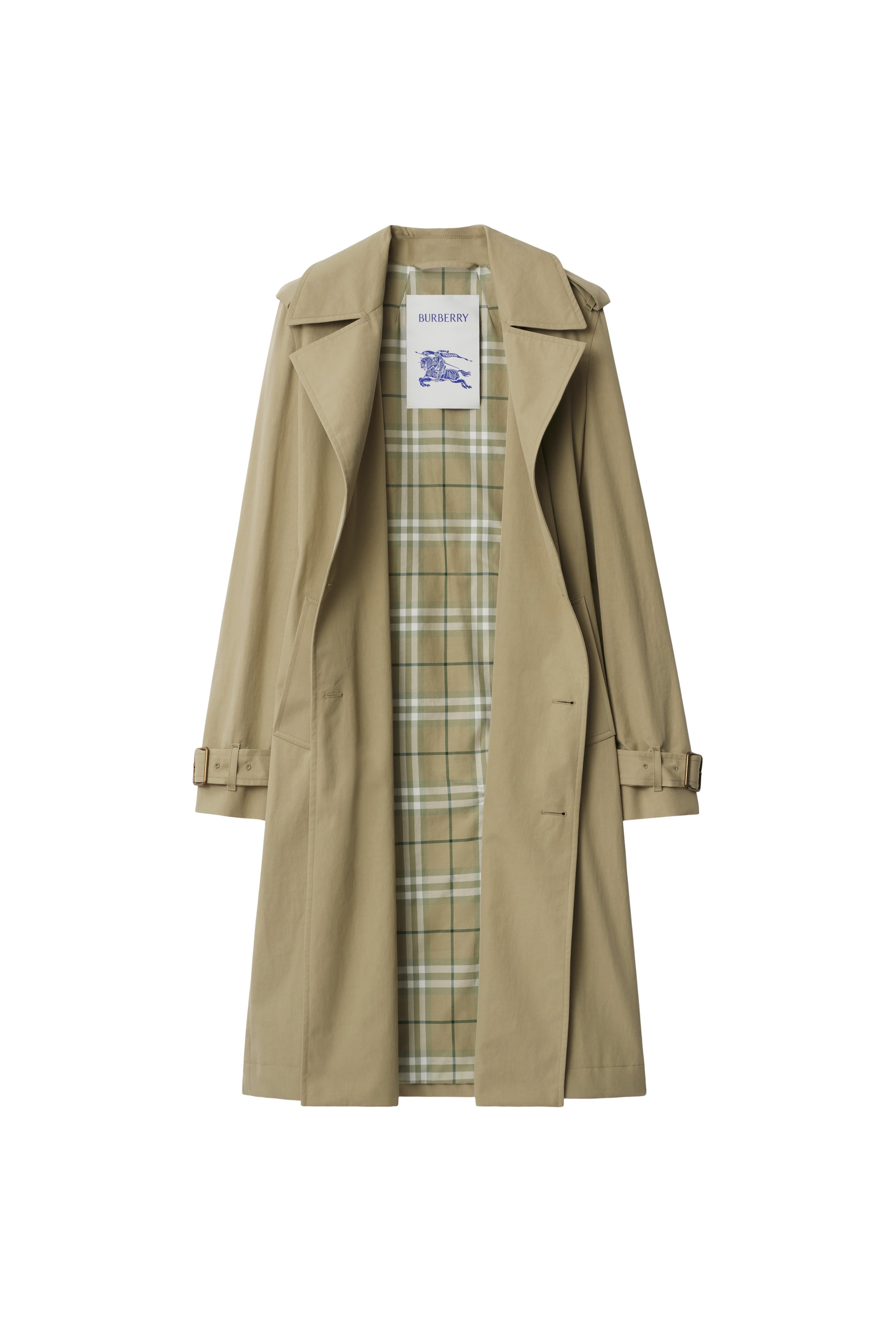 burberry Long Gabardine Trench Coat in Skylark at Nordstrom - 5