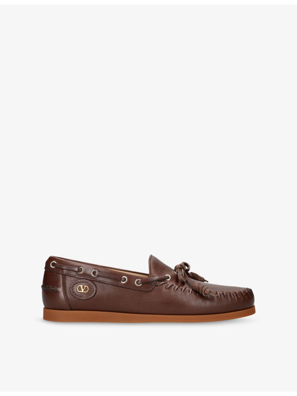 Palm Avenue Leather Boat Shoes - 1