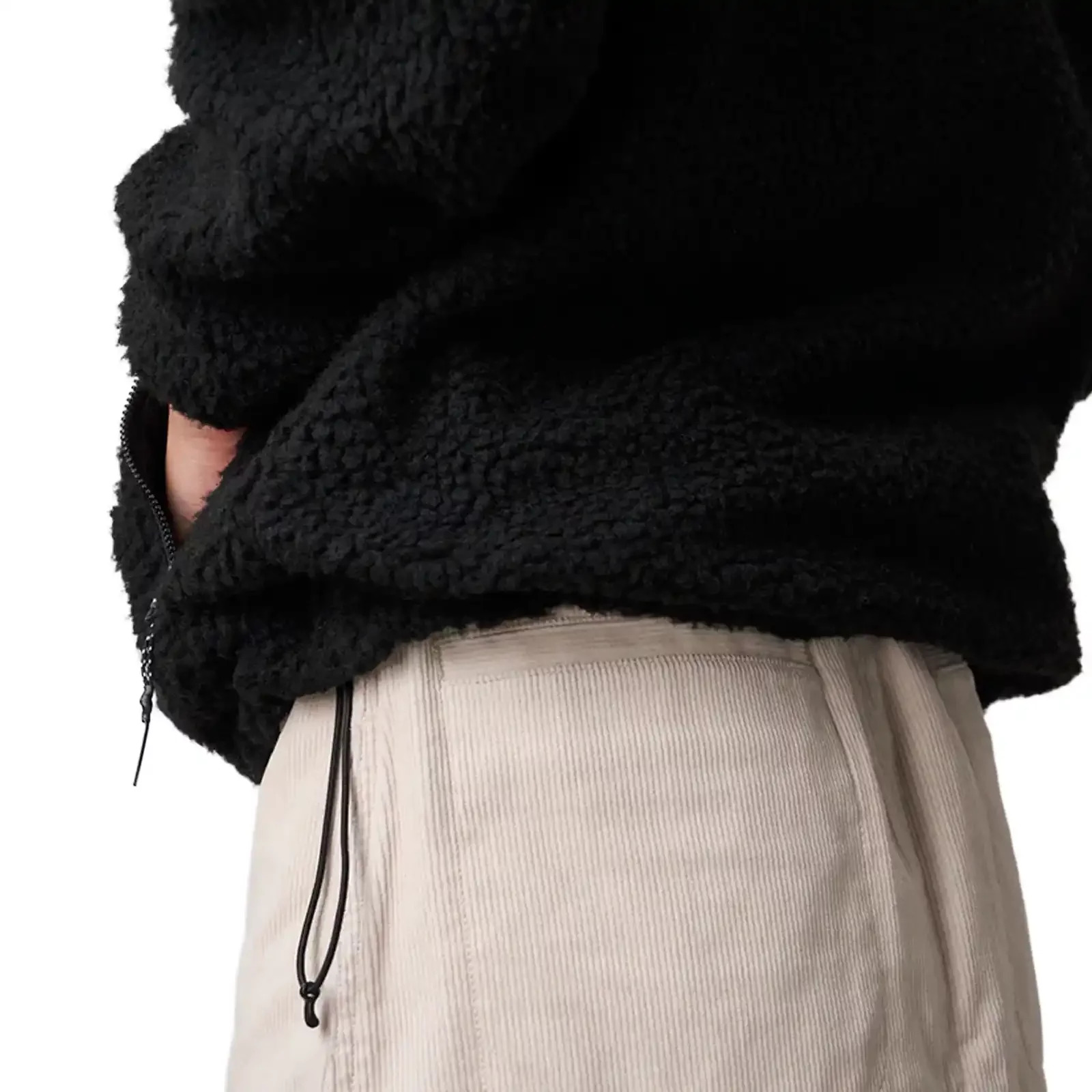 Reversible Sherpa Jacket "Charcoal Black" - 8