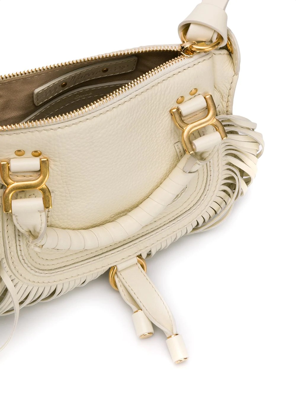 mini Marcie fringed crossbody bag - 5