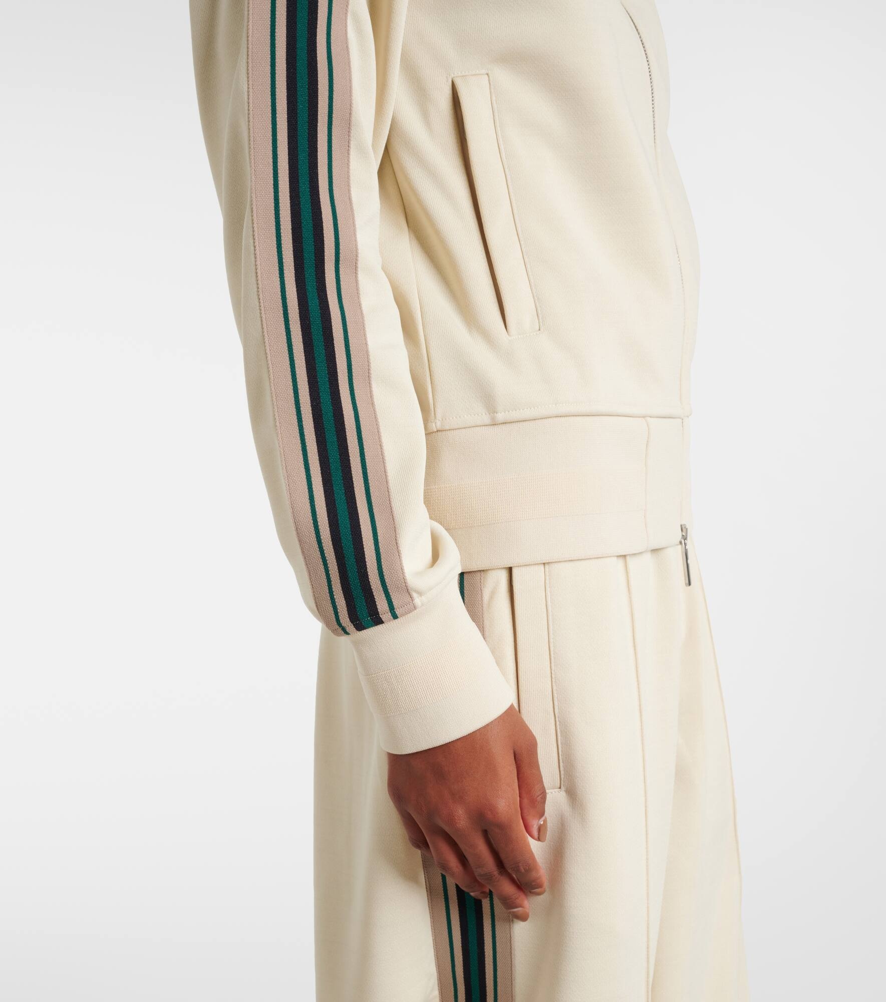 Logo jersey track jacket - 6