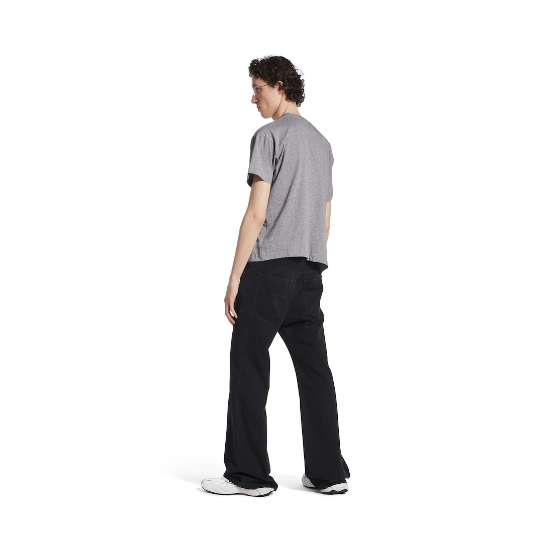Men's Flared Pants in Black - 4