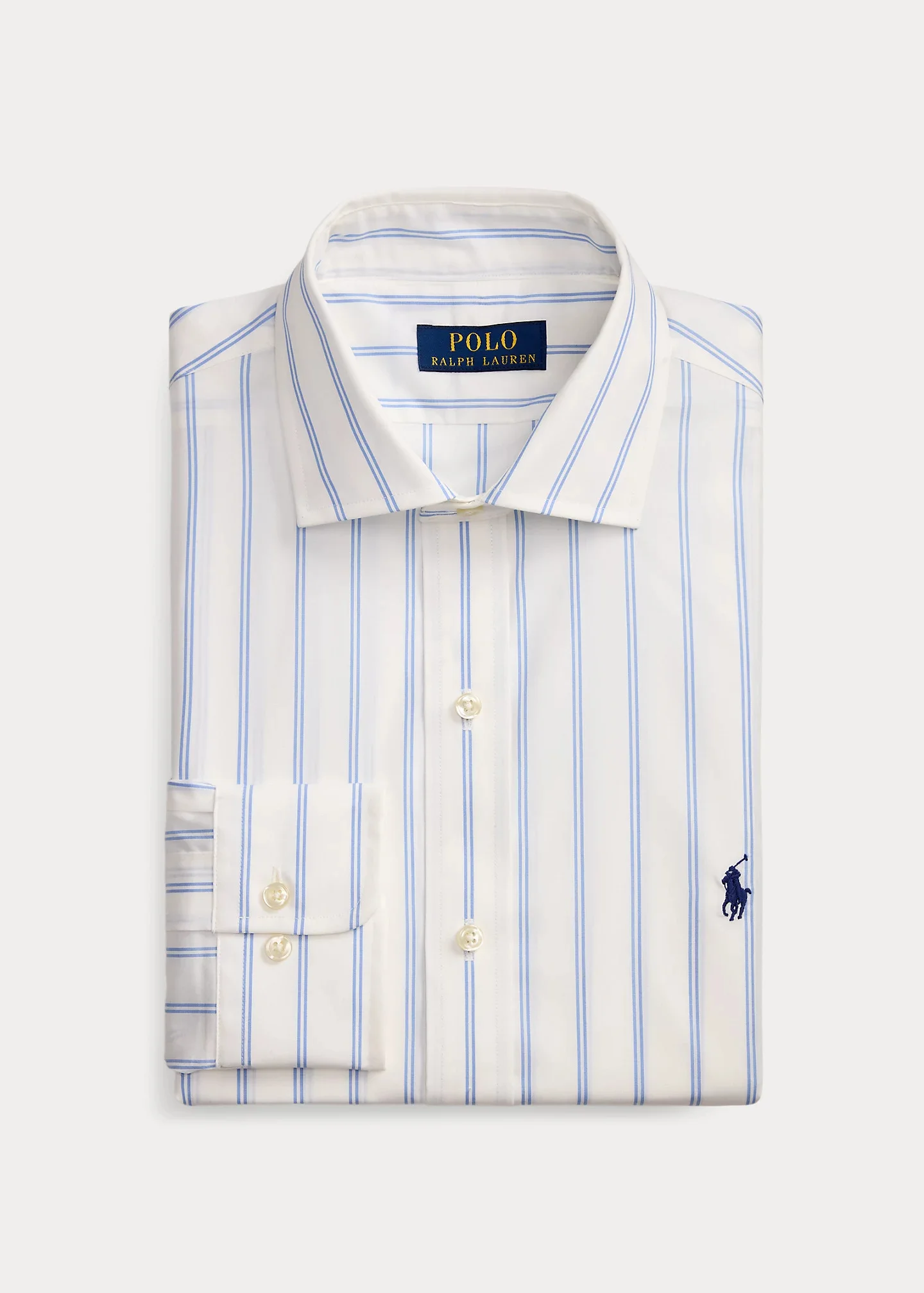 Custom Fit Striped Poplin Shirt - 1