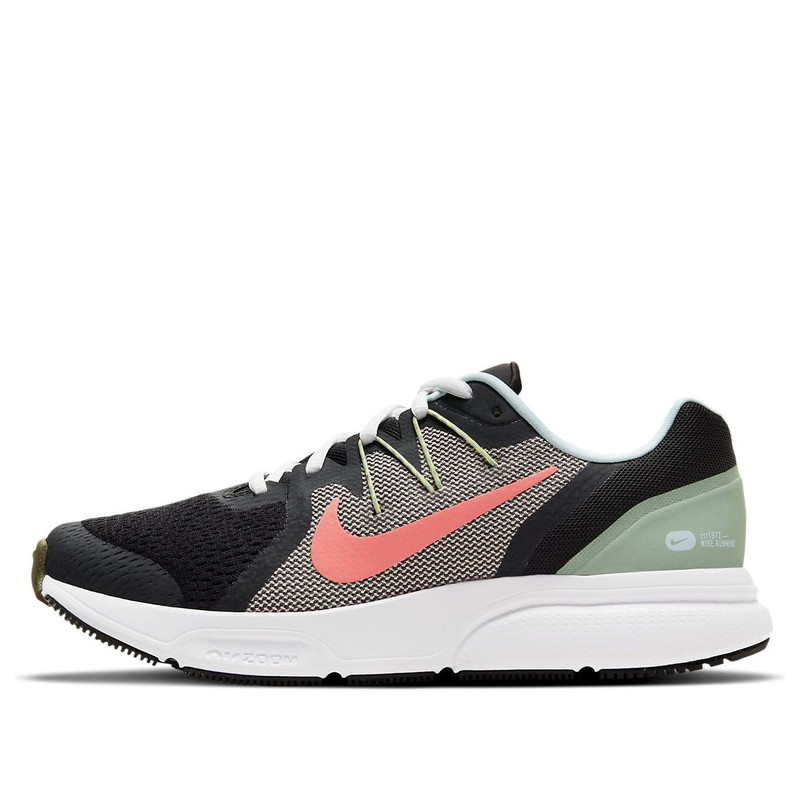 (WMNS) Nike Zoom Span 3 Shoes For Black/Green/Pink DJ0038-061 - 1