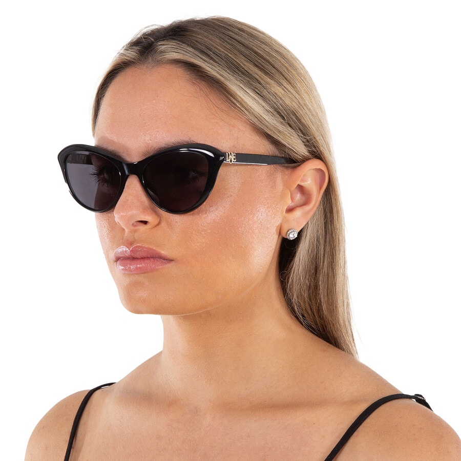 Moschino Grey Cat Eye Ladies Sunglasses MOL015/S 0807/IR 53 - 2