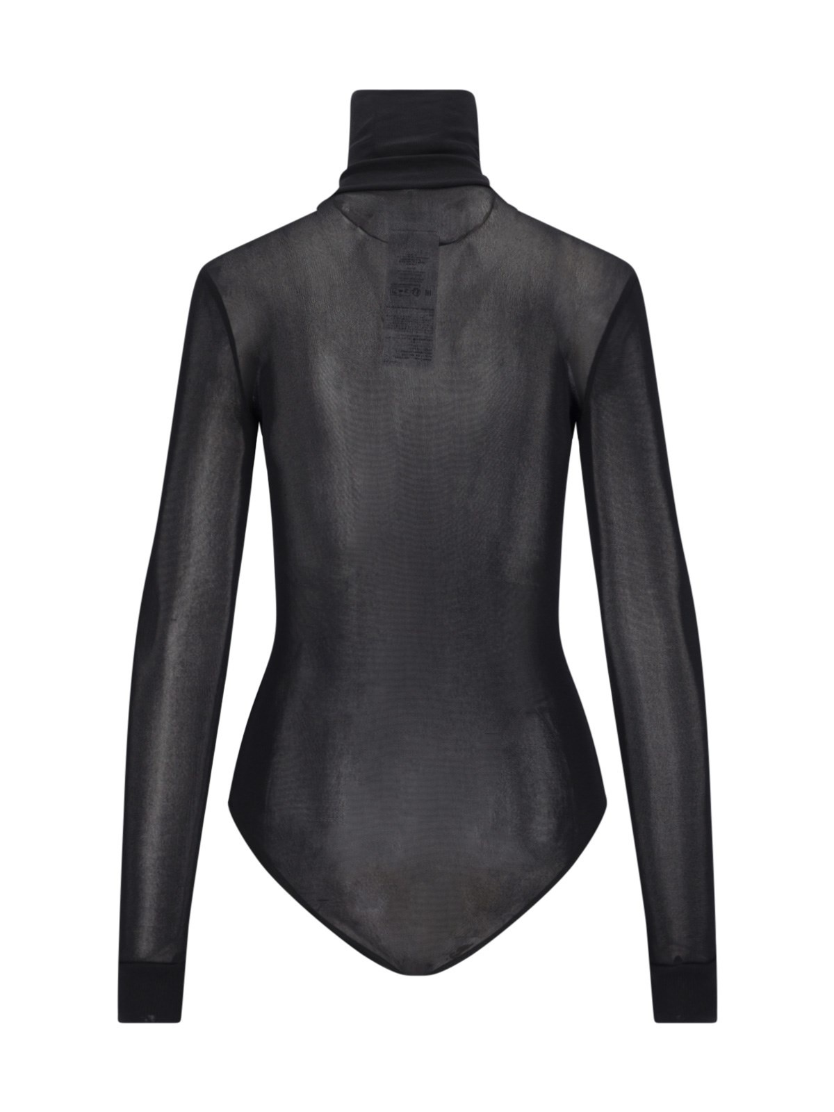 TRANSPARENT TURTLENECK BODYSUIT - 2