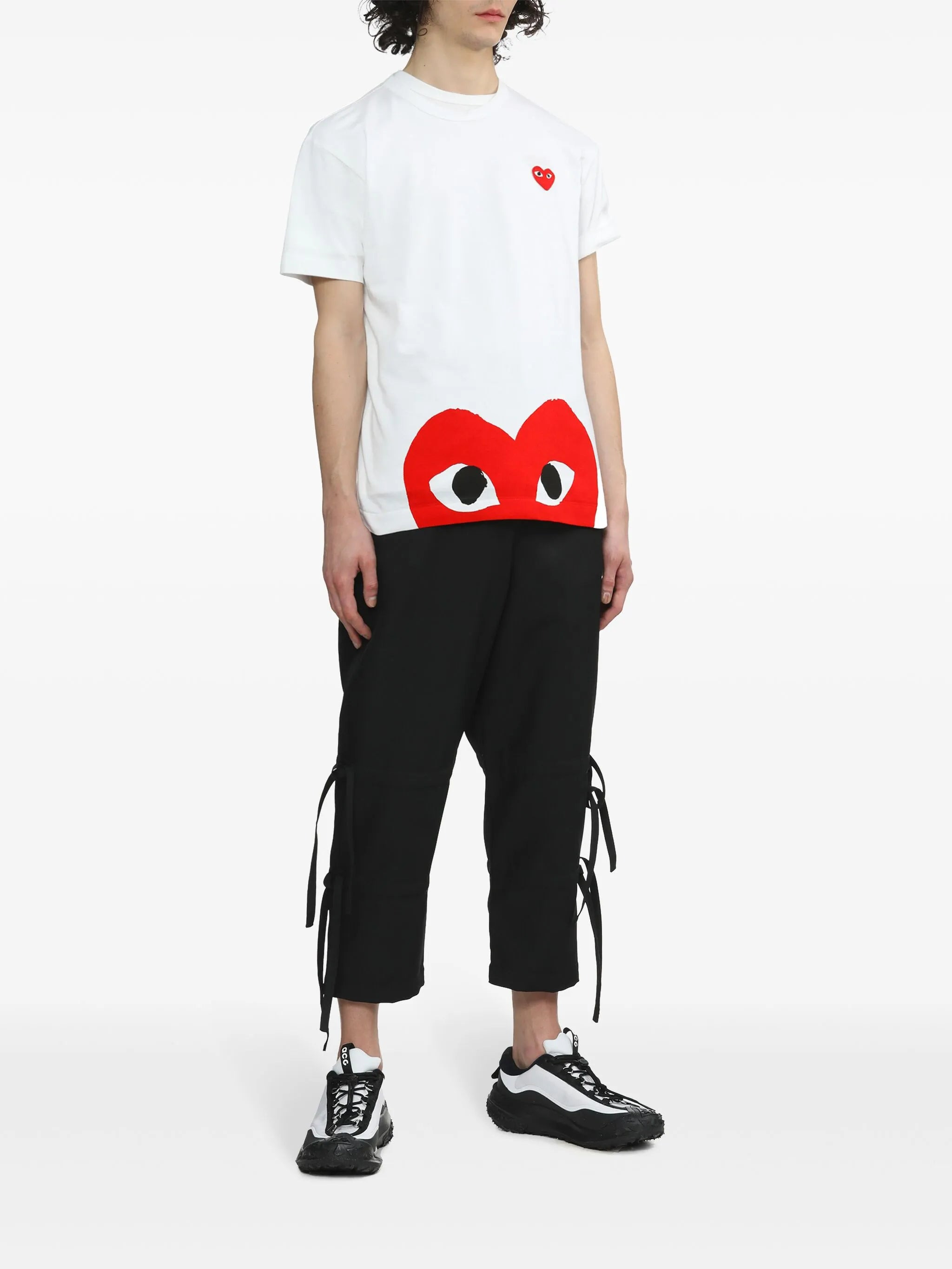 Comme Des GarÇons Play Heart-print Cotton T-shirt - 4