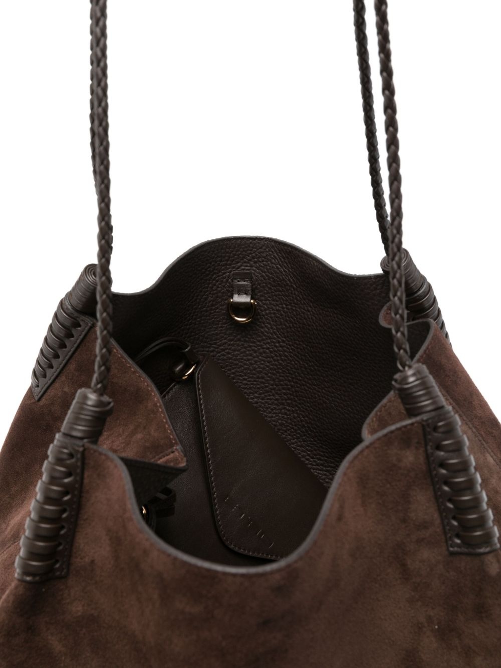 suede shoulder bag - 5
