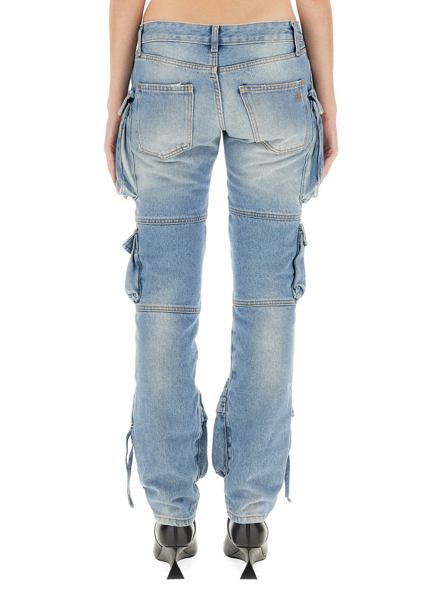 The Attico Women Cargo Jeans - 4