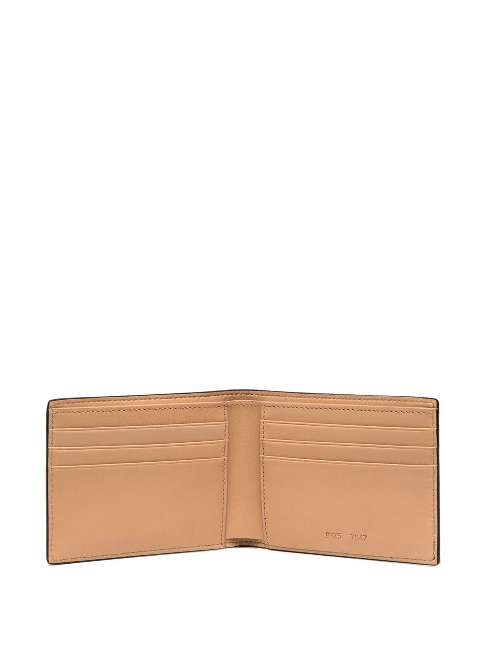 embossed logo billfold wallet - 3