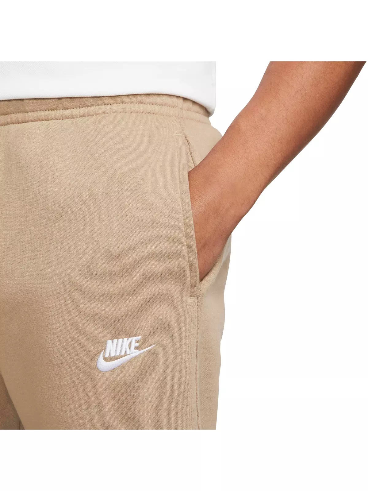 Men's Sportswear Club Fleece Pants-Khaki - 3