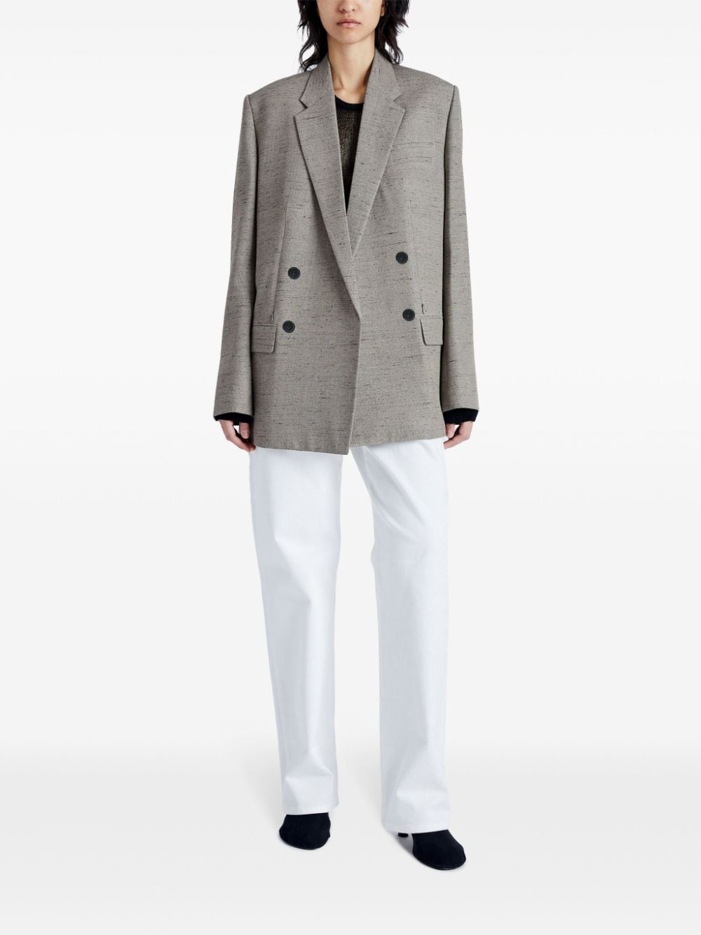 Hadley mÃ©lange-effect blazer - 2