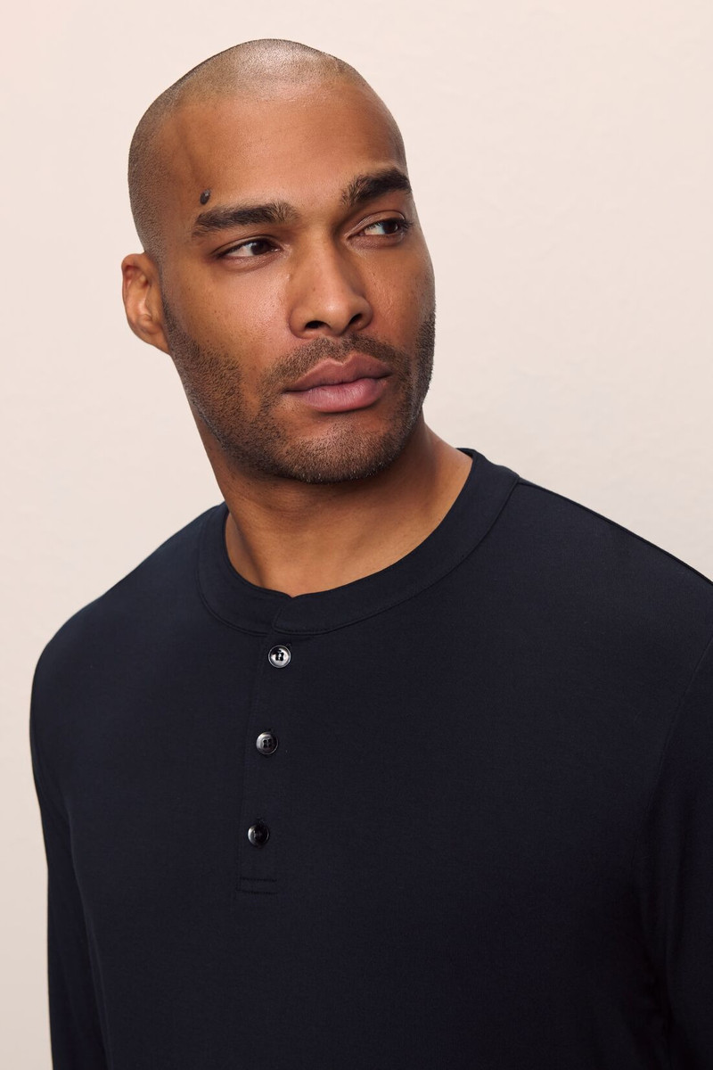 eberjey Henry TENCEL™ Modal Long PJ Set outlook