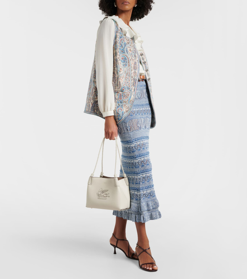 Etro Libra leather shoulder bag outlook