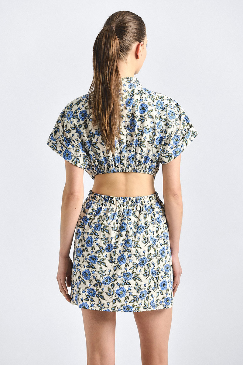 ALBA OPEN BACK SHIRT DRESS 4