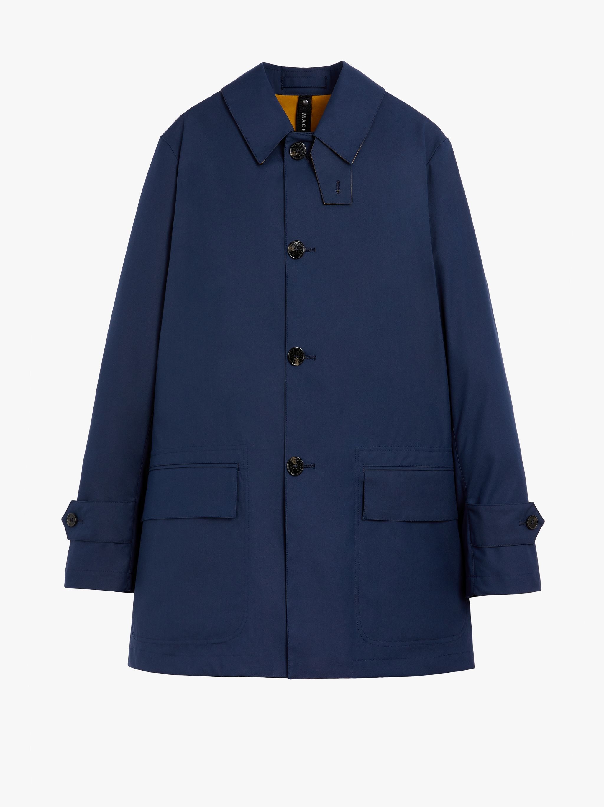 TORRENT NAVY COTTON SHORT RAINCOAT | GMM-202 - 1