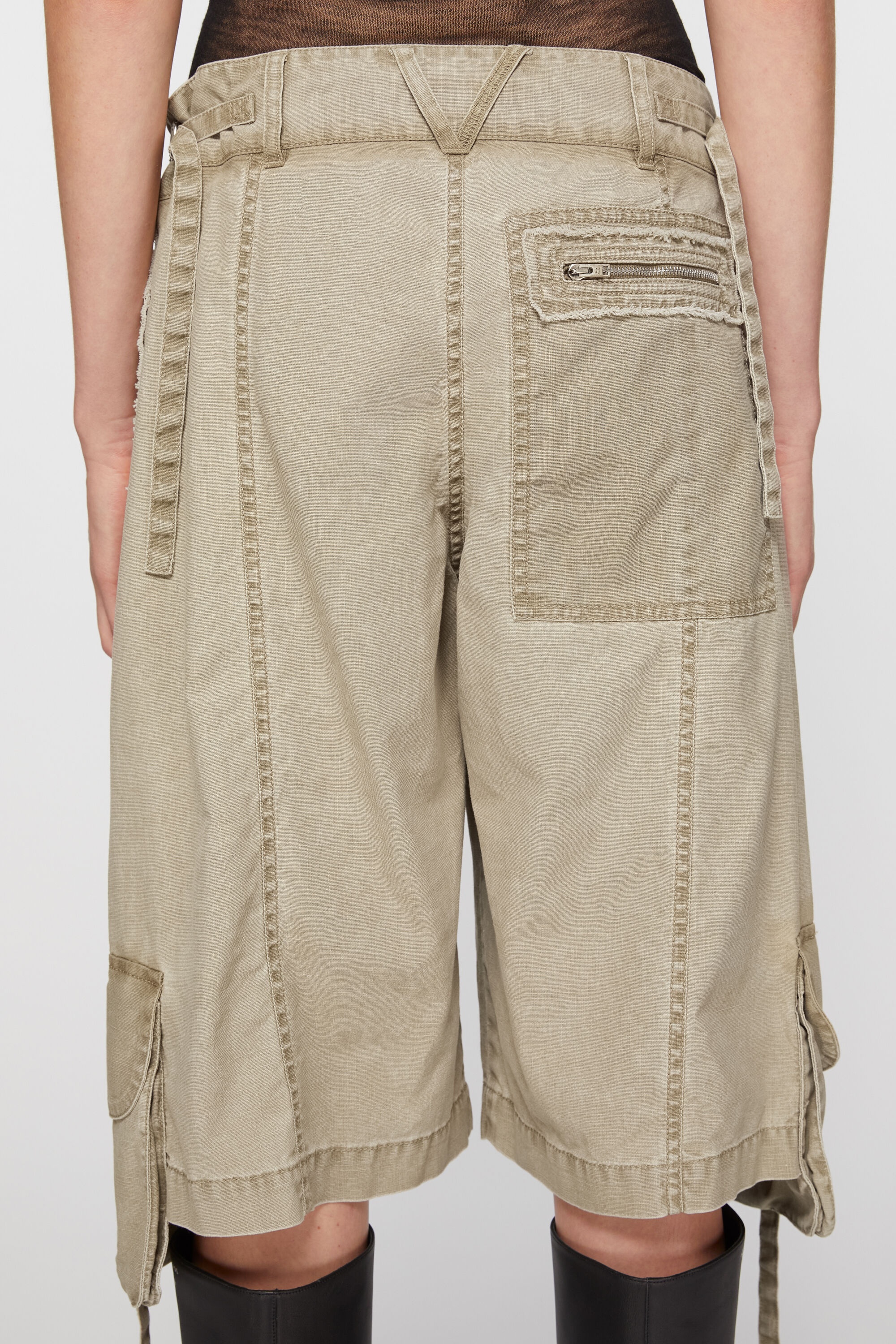 Cargo shorts - Khaki beige - 5