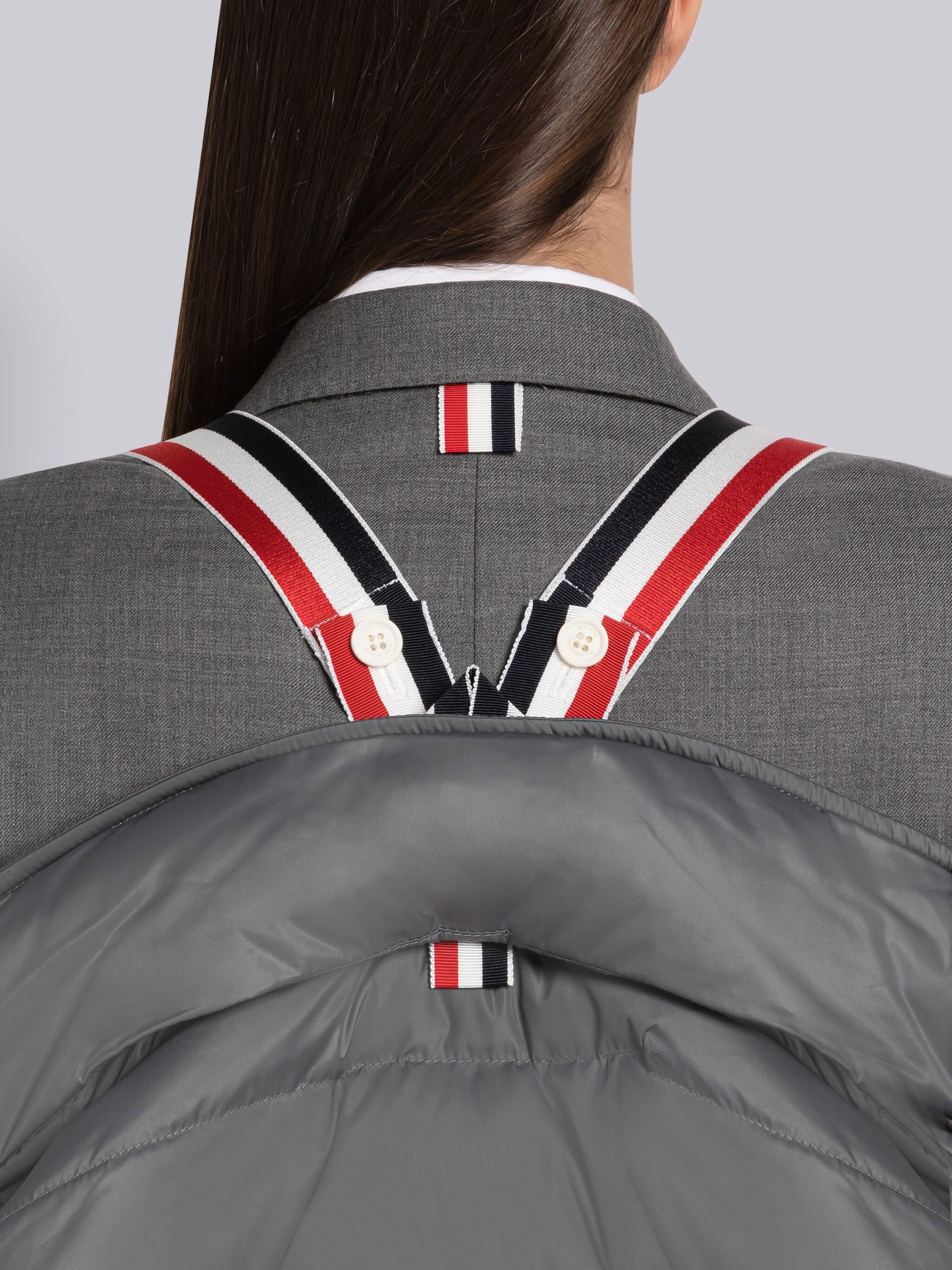 Poly Twill 4-Bar Funnel Neck Down Ski Jacket - 5