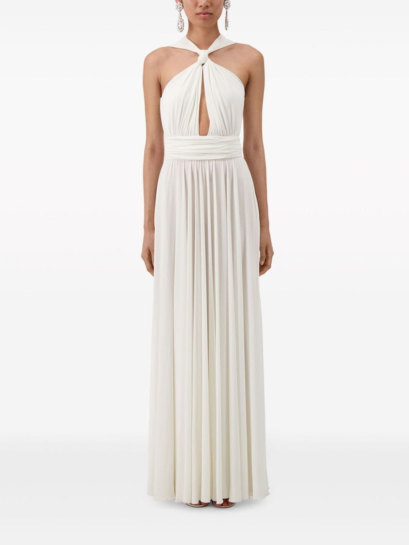 GIAMBATTISTA VALLI Laced knot-detail maxi dress outlook