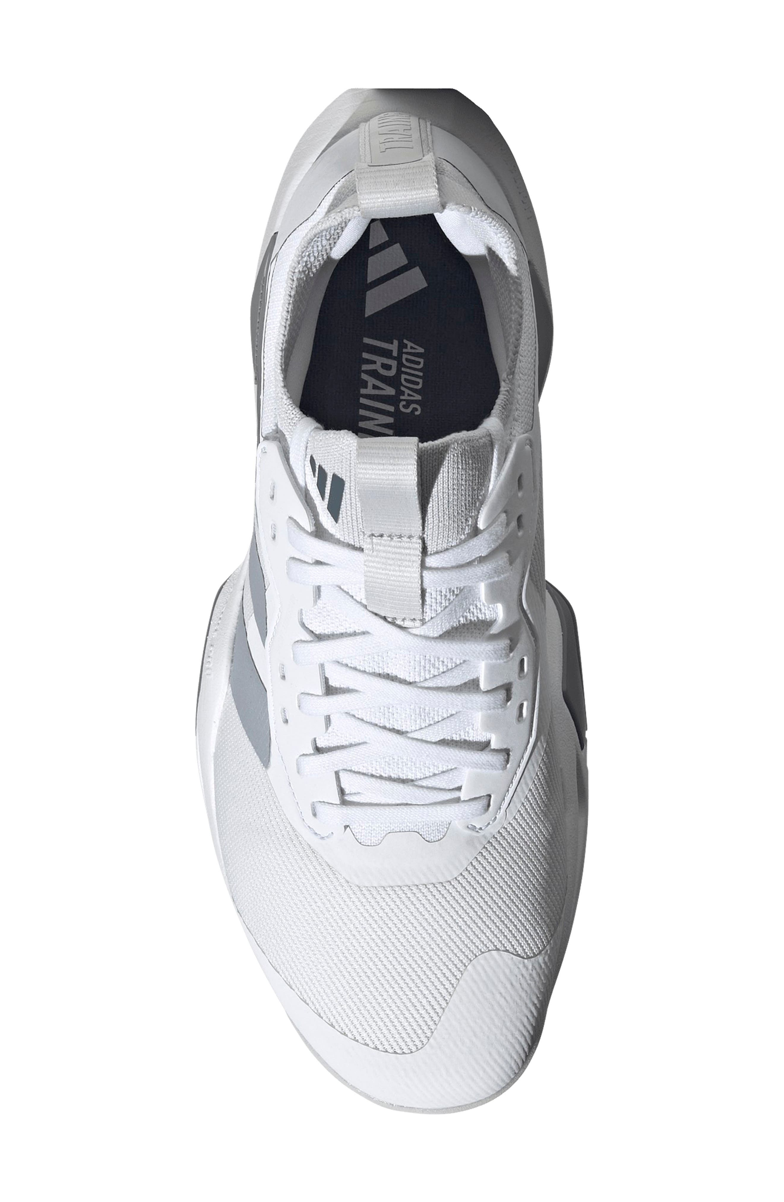 adidas Rapidmove Adv 2 HIIT Training Shoe in White/Halo Silver/Grey at Nordstrom - 4