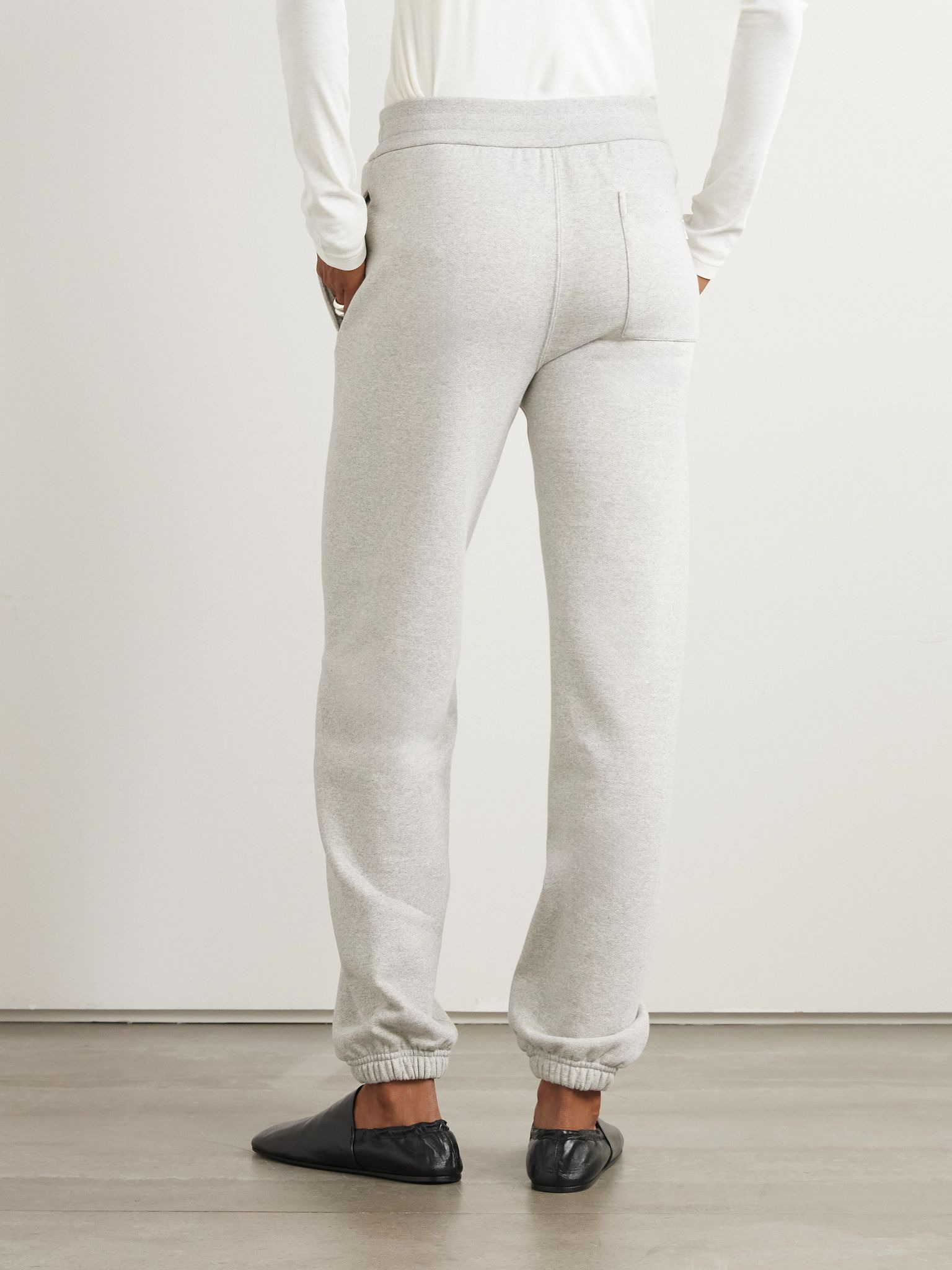 Cotton-jersey track pants Gray - 4