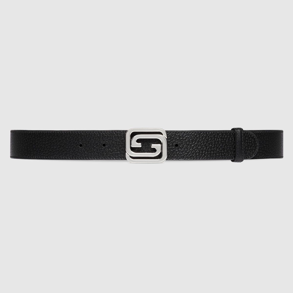 Gucci Reversible Belt with Square G Buckle, Size Gucci 100, Black, Leather