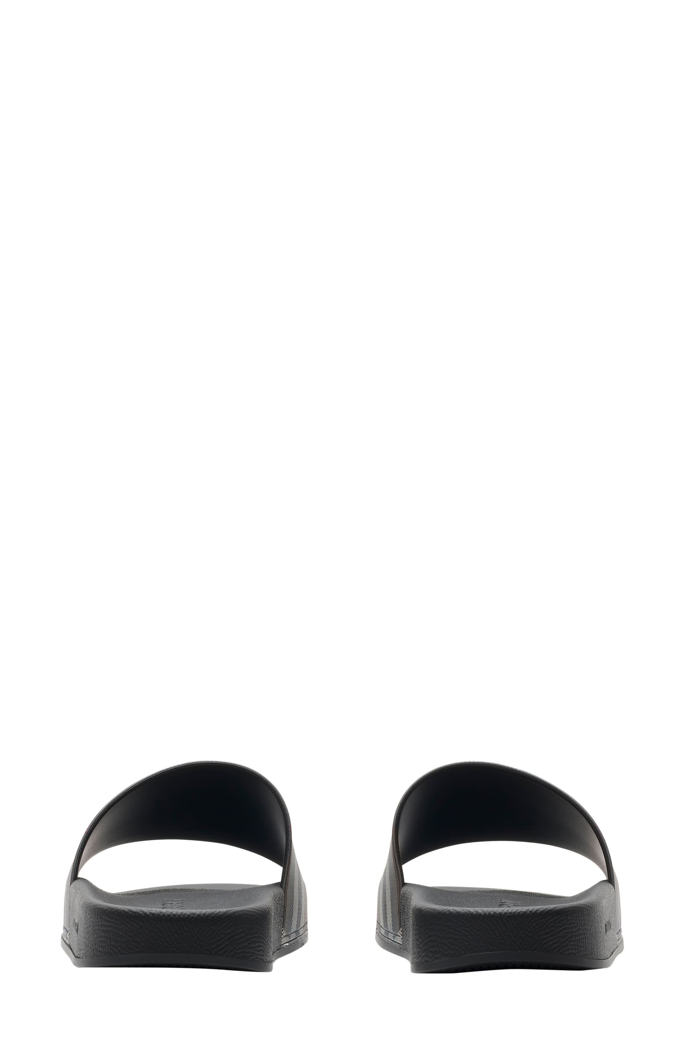 burberry Furley Check Slide Sandal in Mahogany Check at Nordstrom - 5