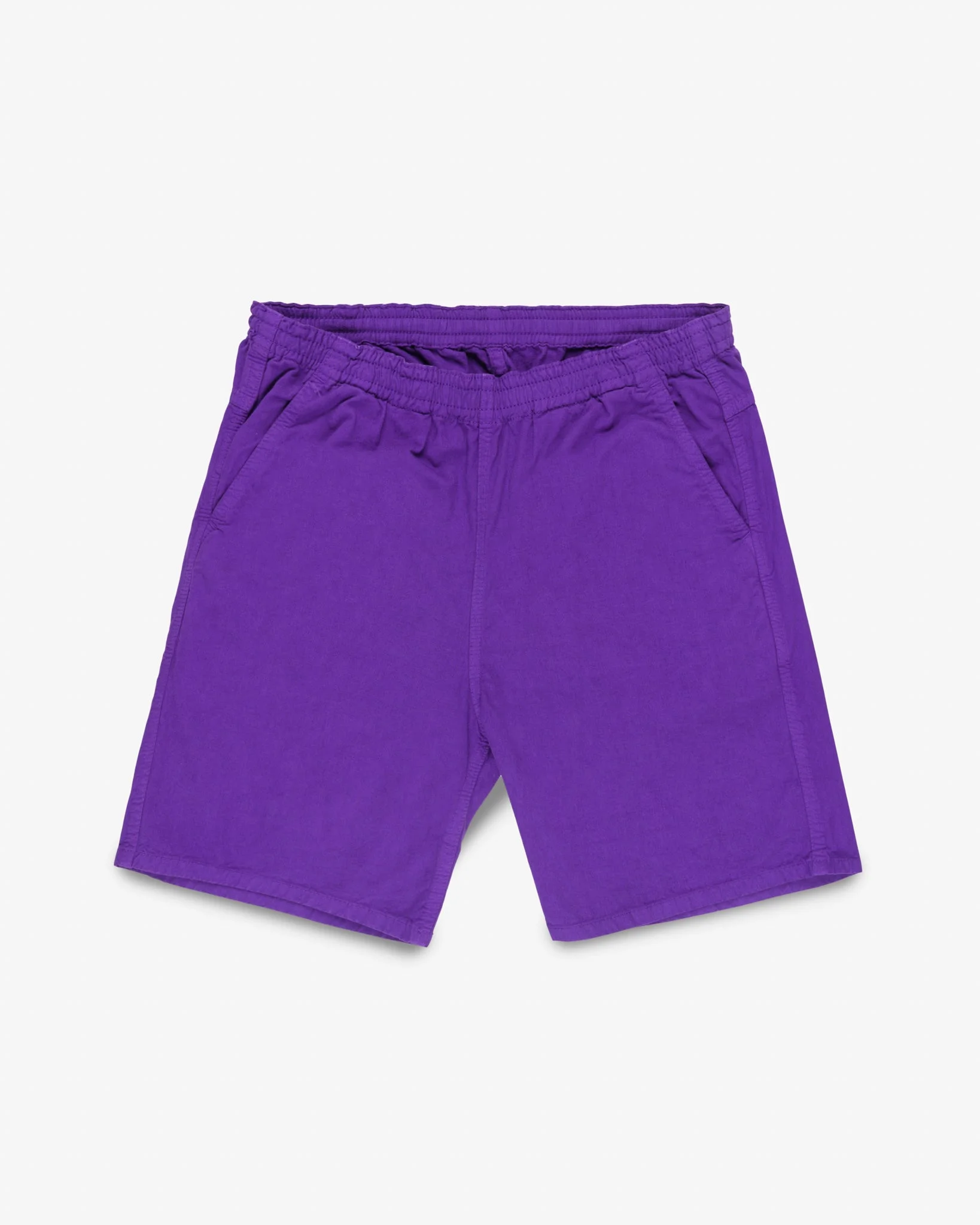 IH-729-PUR COTTON EASY SHORTS - PURPLE - 1