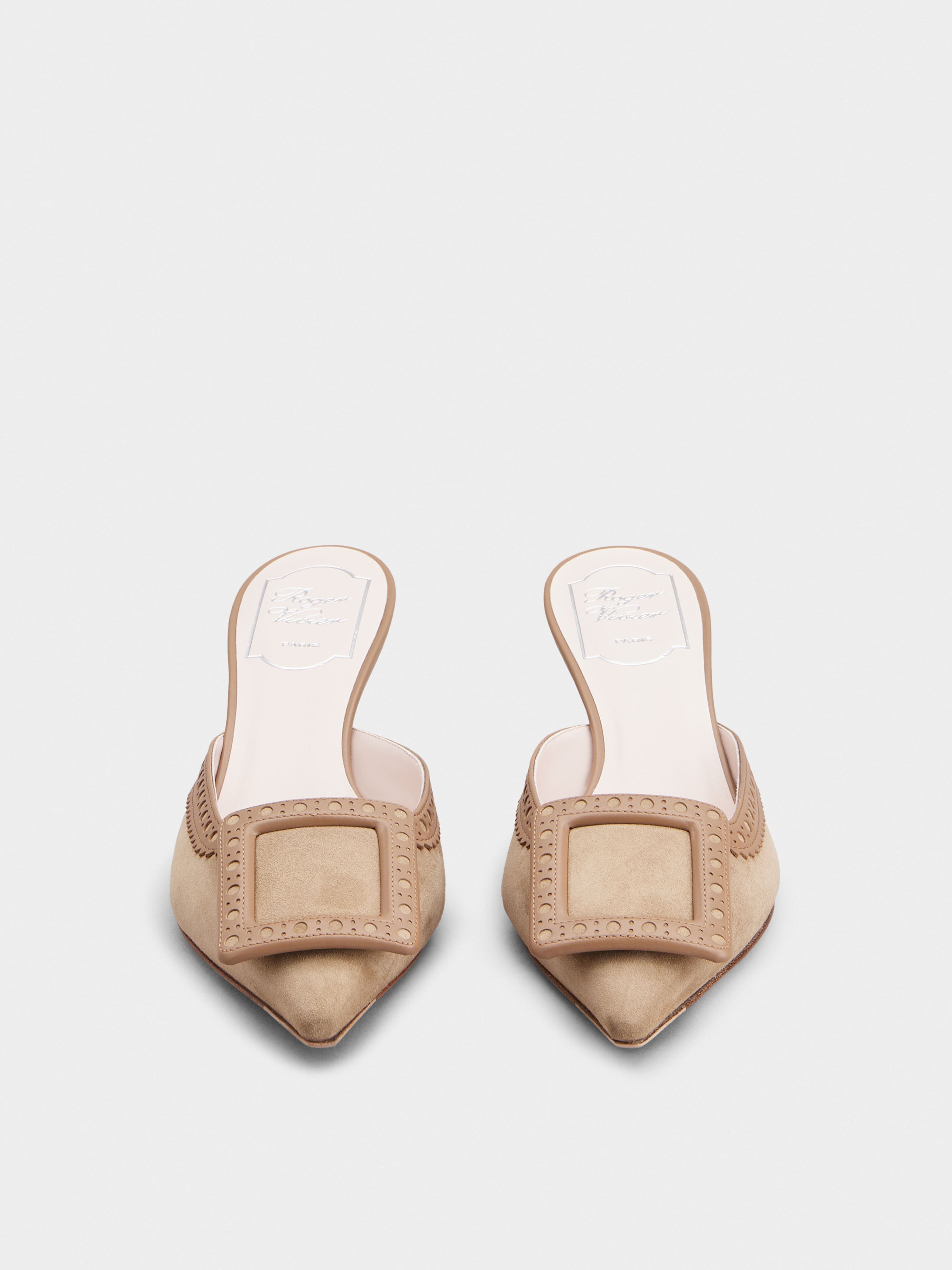 Viv' in The City Mules in suede - 7