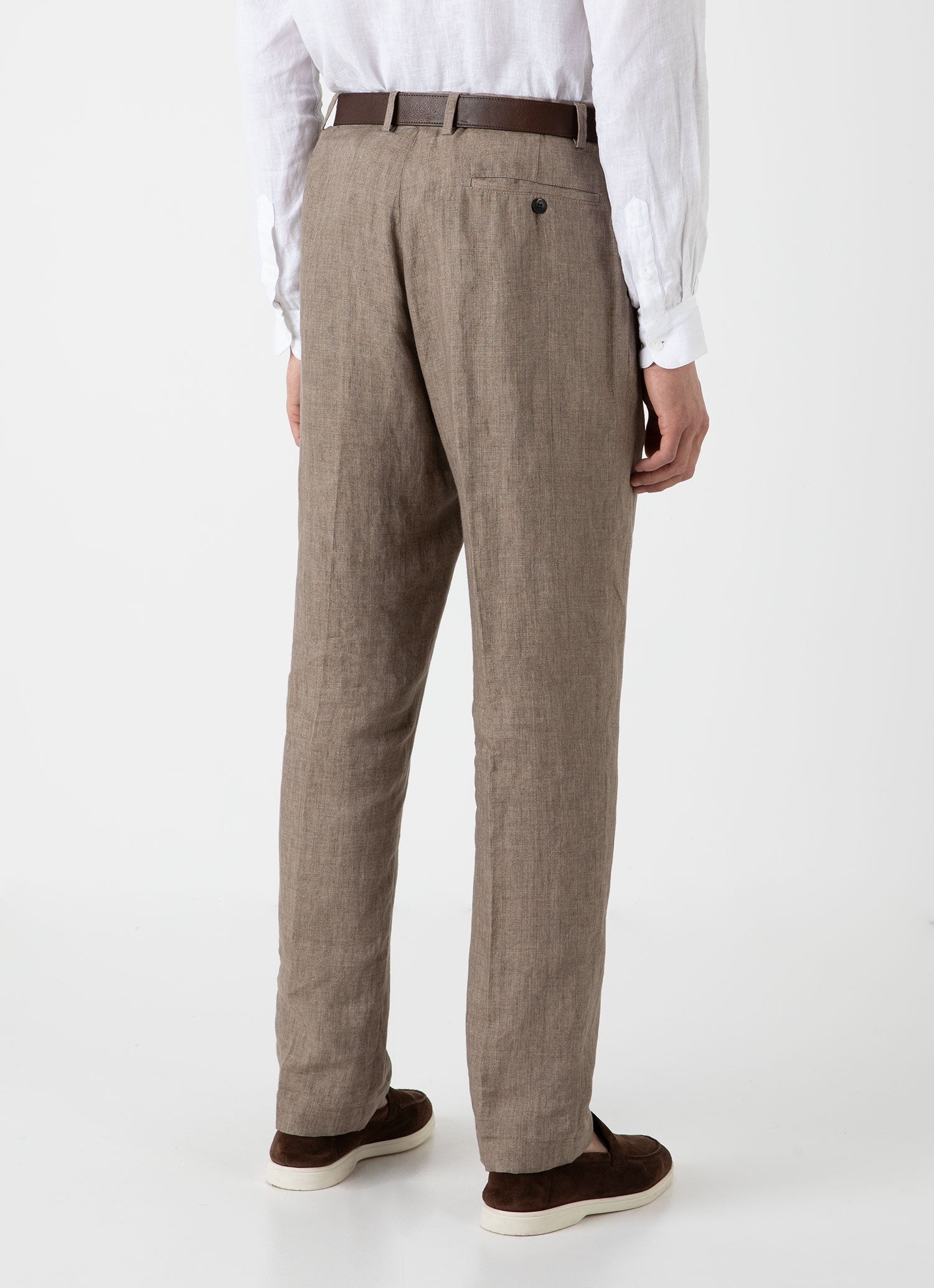 Pleated Linen Trouser - 5