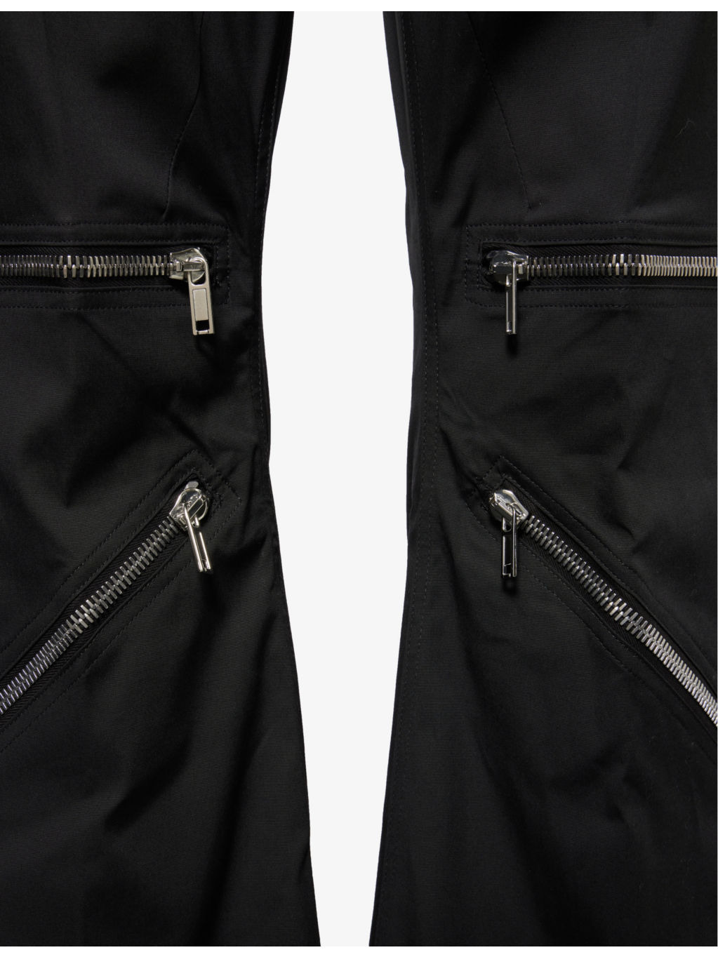 Bolan Flared-Leg Regular-Fit Stretch-Cotton Trousers - 6