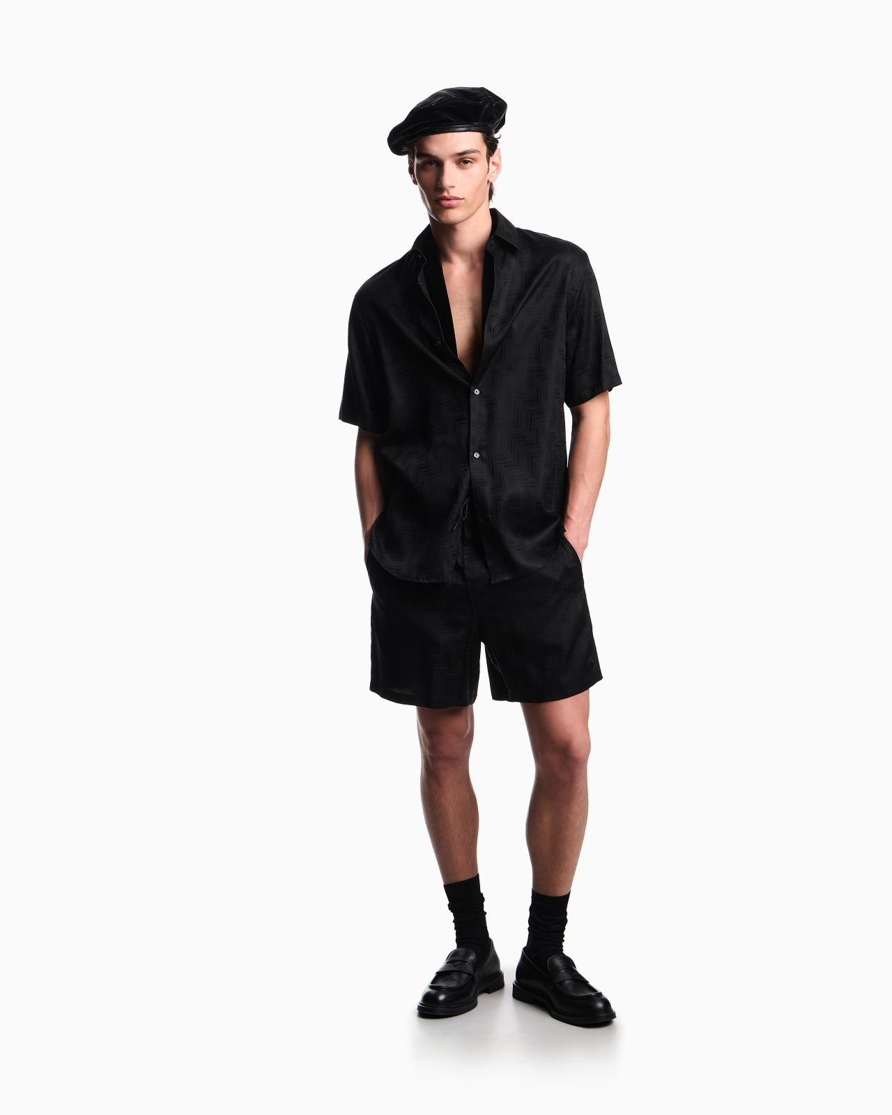 ASV JACQUARD LYOCELL BERMUDA SHORTS - 2