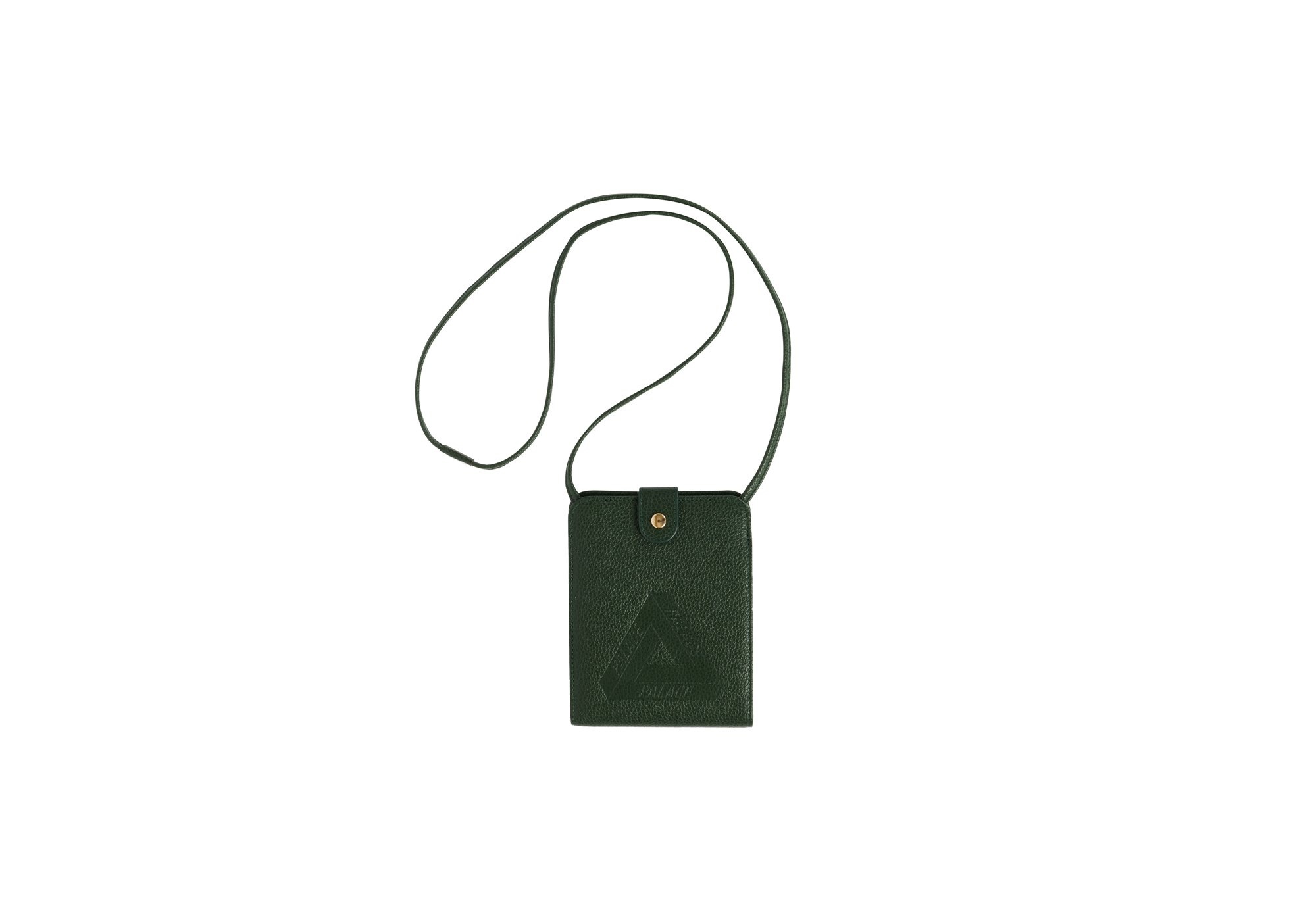 PALACE LEATHER HANGING WALLET GREEN - 1