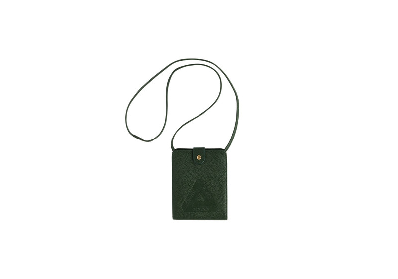 PALACE LEATHER HANGING WALLET GREEN 1