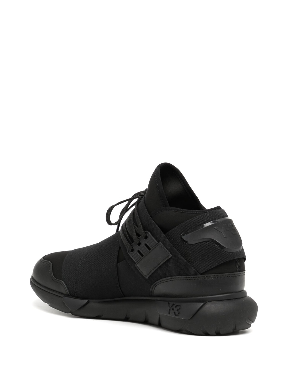 Qasa High 'Triple Black' sneakers - 3