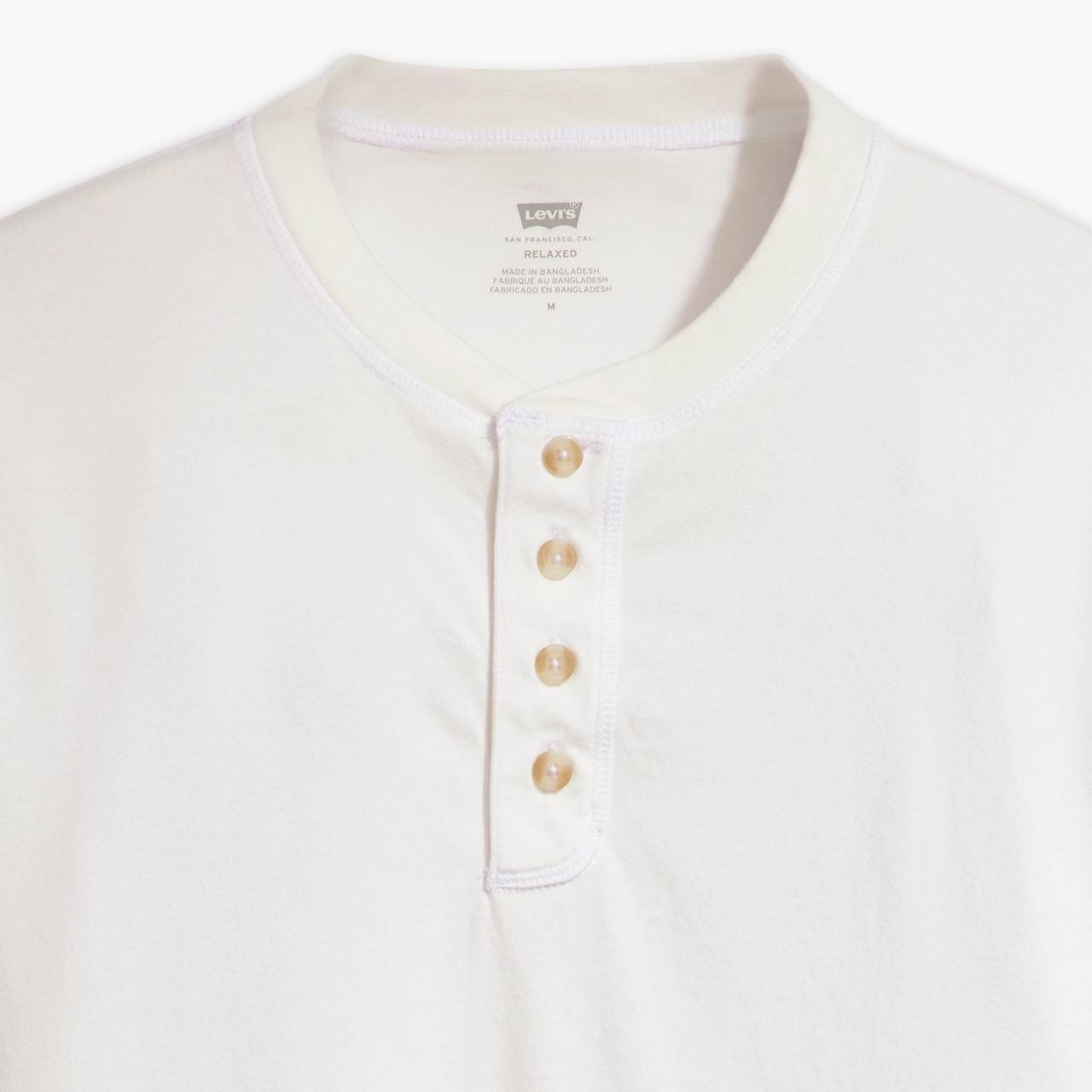 SHORT SLEEVE FOUR BUTTON HENLEY - 4