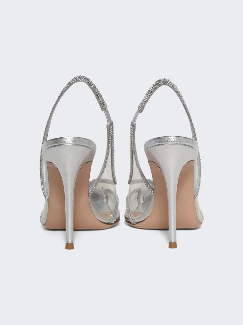 Brenda Pumps Transparent And Silver - 4