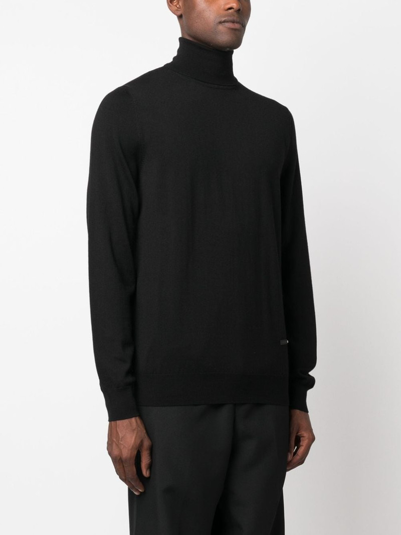 roll-neck merino wool jumper 3