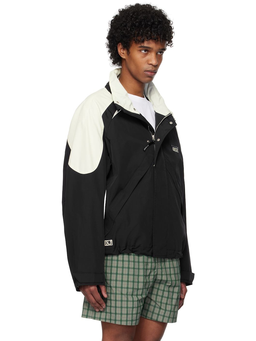 Black & Off-White 'Odyssey' Shell Jacket - 2
