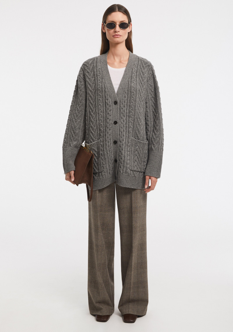 AERON SIERRA
Cable-knit merino cardigan outlook
