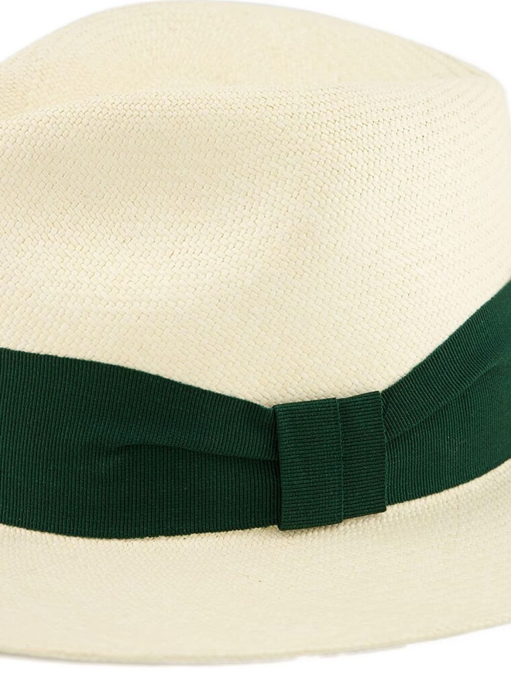 panama ribbon-embellished hat - 4