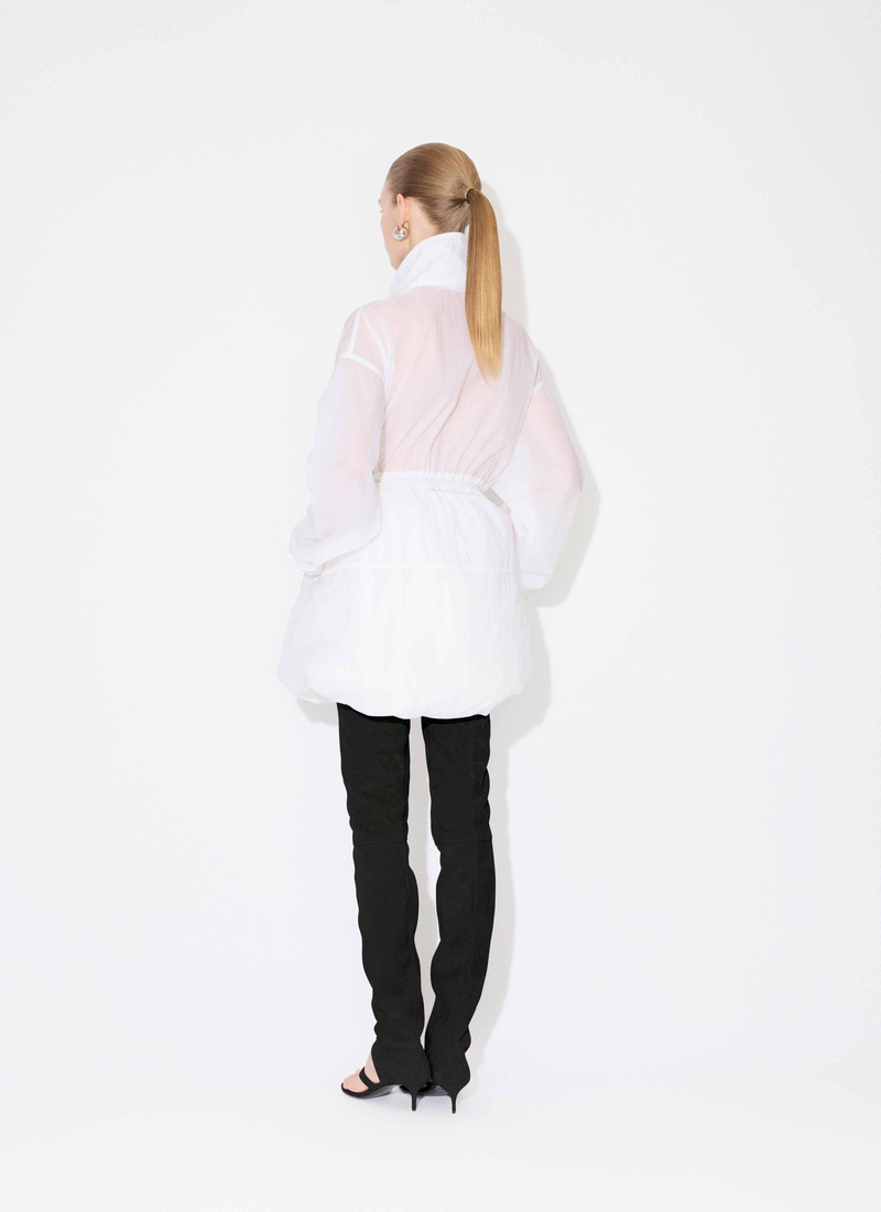 Alaïa SOFT NYLON BUBBLE SKIRT outlook