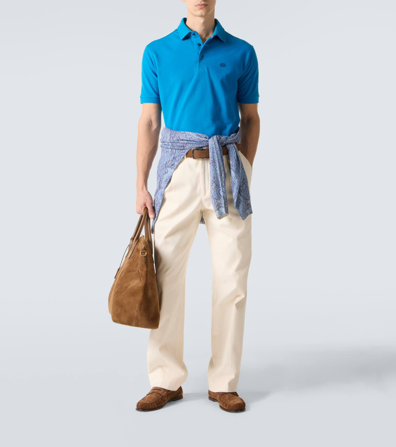 Etro Pegaso cotton polo shirt outlook