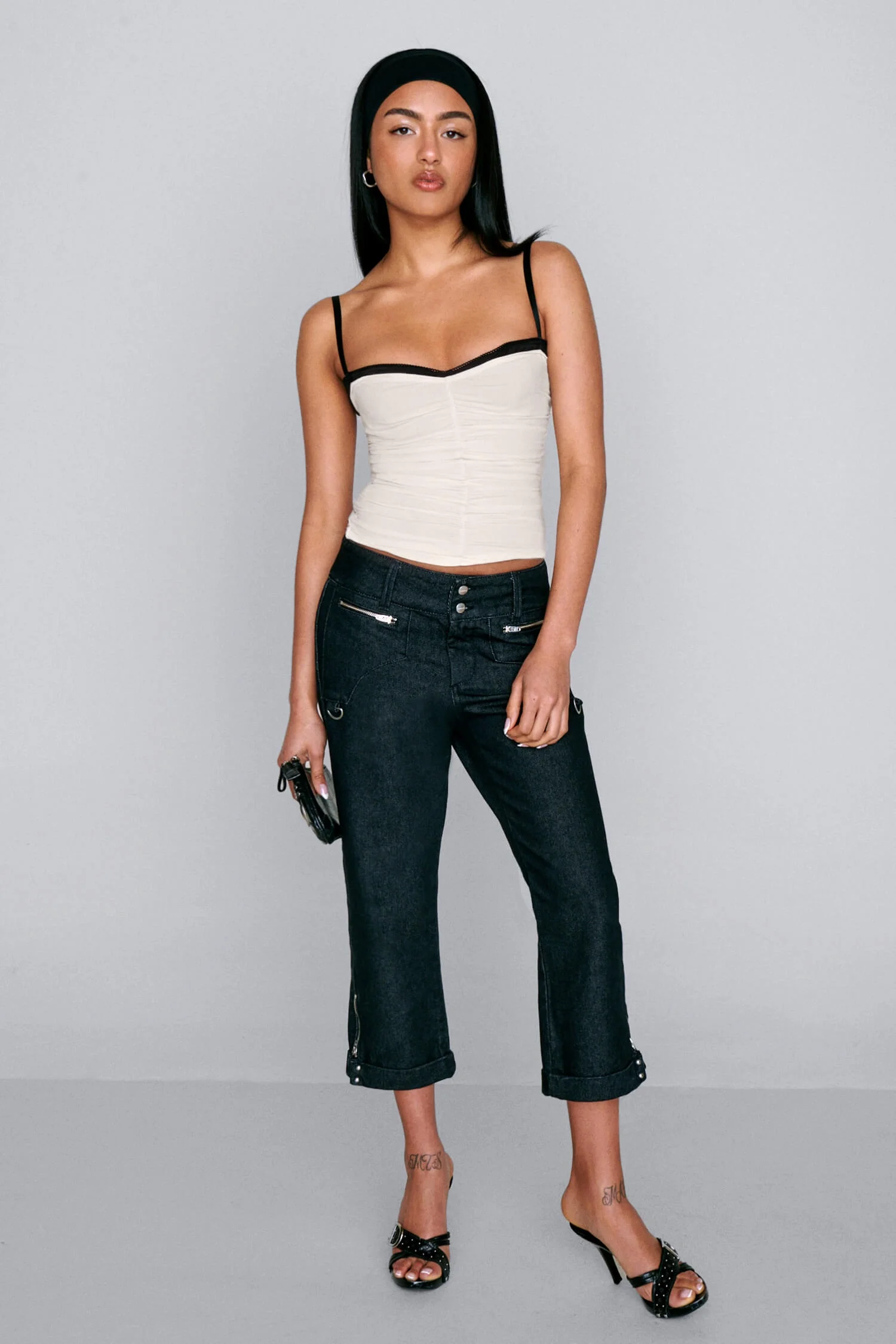 RENZO TUBE TOP - CREAM - 1