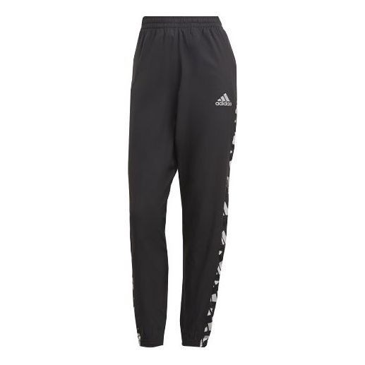 (WMNS) adidas Celeb Pant W Running Sports Knit Long Pants/Trousers Black GK6190 - 1