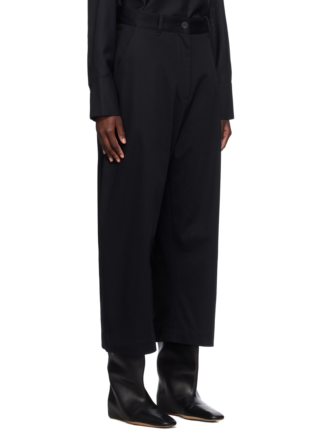 Navy Chalco Trousers - 2
